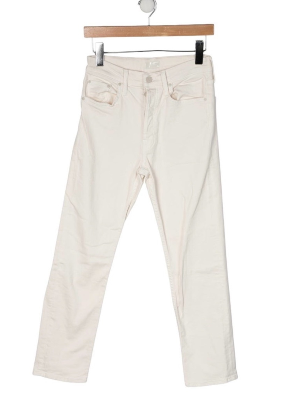 MOTHER Mid-Rise Straight Jeans